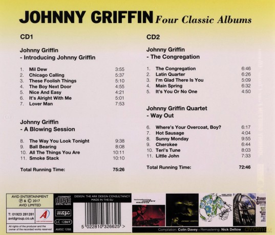 Johnny Griffin: Four Classic Albums [CD]