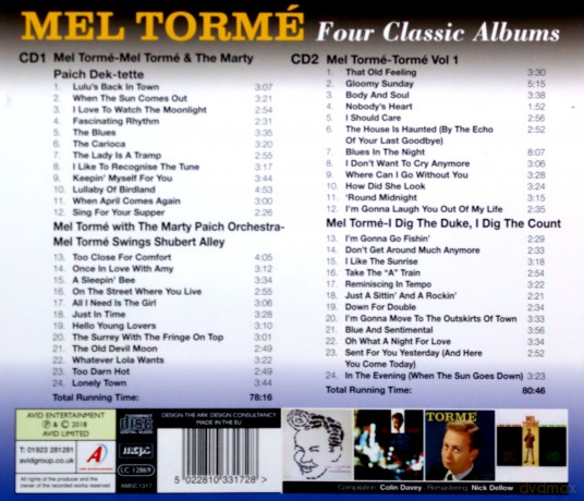 Mel Torme: Four Classic Albums [CD]