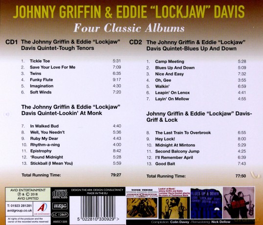 Johnny Griffin: Four Classic Albums [CD]