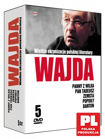Andrzej Wajda Kolekcja: Panny z Wilka / Pan Tadeusz / Zemsta / Popioły / Danton BOX [5DVD]