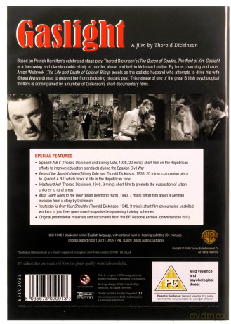 Gaslight (Gasnący płomień) [DVD]