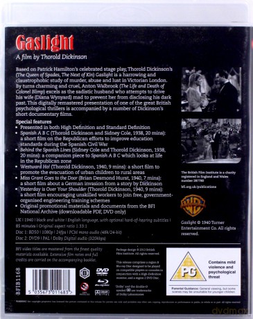 Gaslight (Gasnący płomień) [Blu-Ray]+[DVD]