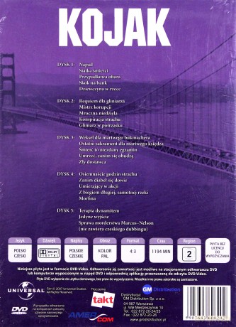 Kojak sezon 1 [BOX] [5DVD]