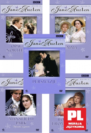 Kolekcja Jane Austen: Rozważna i romantyczna / Mansfield Park / Opactwo Northanger / Perswazje (1995) /  Emma Pakiet [6DVD]