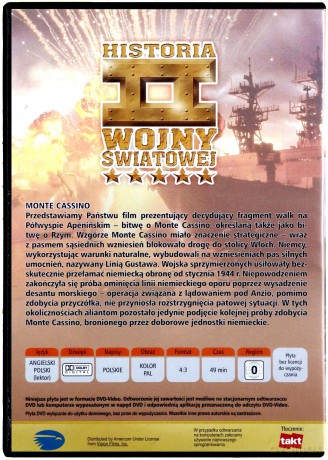 Historia II Wojny Światowej 24:Monte Cassino [DVD]