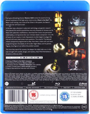 Ghost In The Shell 2: Innocence [Blu-Ray]