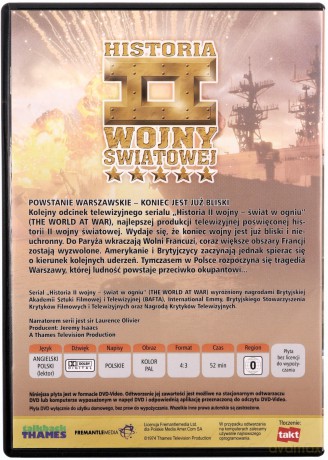 Historia II Wojny Światowej 25: Powstanie Warszawskie [DVD]