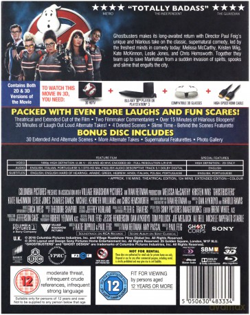 Ghostbusters. Pogromcy duchów [Blu-Ray 3D]+2xBlu-Ray]