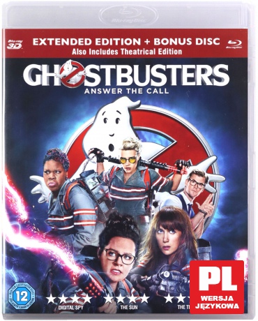 Ghostbusters. Pogromcy duchów [Blu-Ray 3D]+2xBlu-Ray]