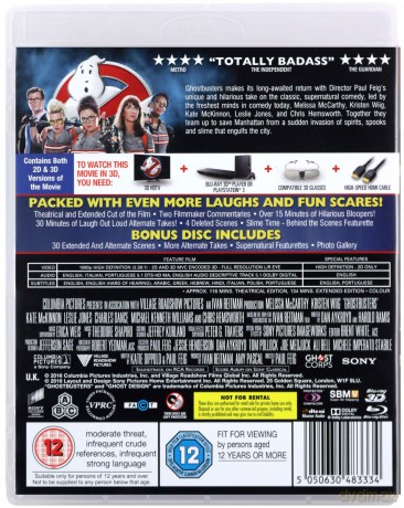 Ghostbusters. Pogromcy duchów [Blu-Ray 3D]+2xBlu-Ray]