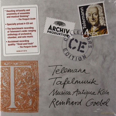Goebel, Musica Antiq. Koln: Telemann: Tafelmusik (Collectors Edition) [4CD]