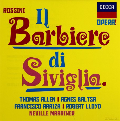 Marriner, Akademy Of St Martin: Rossini: Il Barbiere Di Siviglia (Opera!) [CD]