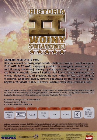 Historia II Wojny Światowej 27: Nemezis - Niemcy II-V 1945 [DVD]