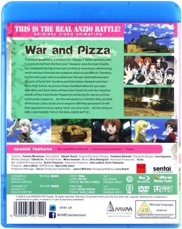 Girls Und Panzer: Anzio Battle Ova [Blu-Ray]+[DVD]
