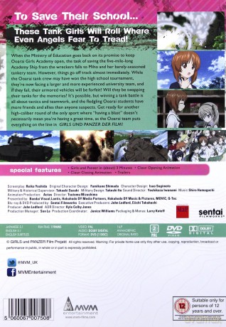 Girls Und Panzer: Der Film [DVD]
