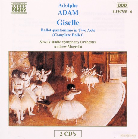 Adolphe Adam: Giselle Complete Ballet Mogrelia Slovak Rso [2CD]