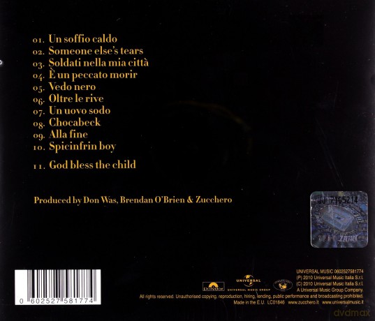Zucchero: Chocabeck (Polska Cena) [CD]