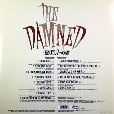 Damned: Go - 45 [Winyl]