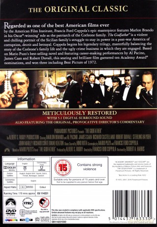 Godfather (Ojciec chrzestny) [DVD]