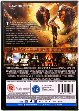 Gods Of Egypt (Bogowie Egiptu) [DVD]