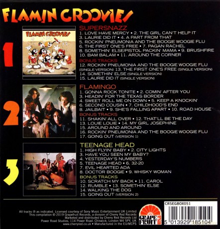 Flamin Groovies: Gonna Rock Tonite! - The Complete Recordings 1969-71 [3CD]