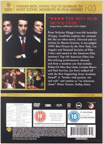 Goodfellas (Chłopcy z ferajny) [DVD]
