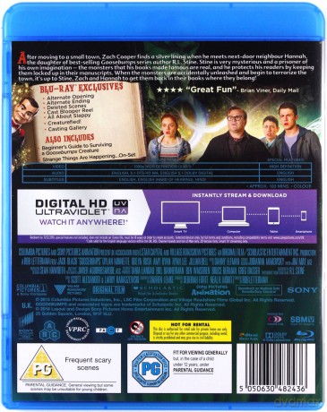 Goosebumps (2015) (Gęsia skórka) [Blu-Ray]