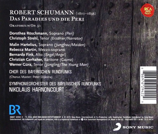Nikolaus Harnoncourt: Schumann: Das Paradies und die Peri [2CD]
