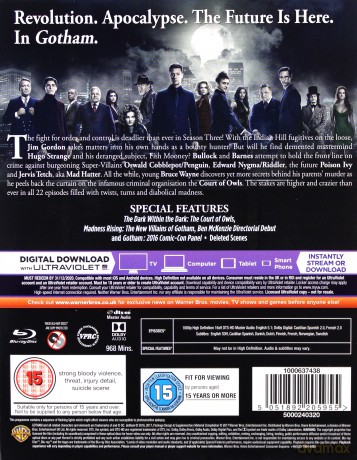 Gotham Season 3 [Blu-Ray]