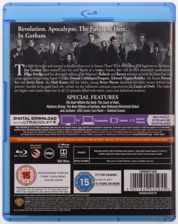 Gotham Season 3 [Blu-Ray]