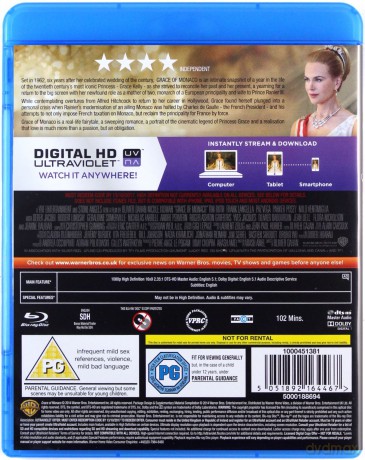 Grace Of Monaco (Grace księżna Monako) [Blu-Ray]