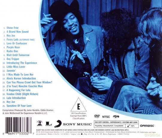 Jimi Hendrix, The Experience: BBC Sessions (Standard Edition) (International Briliiant Box Version w/Open Disc) [2CD]