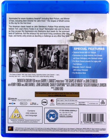 Grapes Of Wrath (Grona gniewu) [Blu-Ray]
