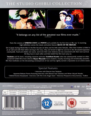 Grave of The Fireflies (Grobowiec świetlików) [Blu-Ray]