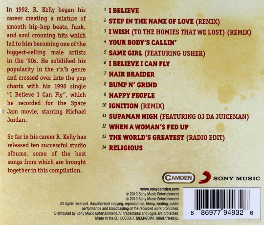 R. Kelly: I Believe I Can Fly: The Best of R.Kelly [CD]