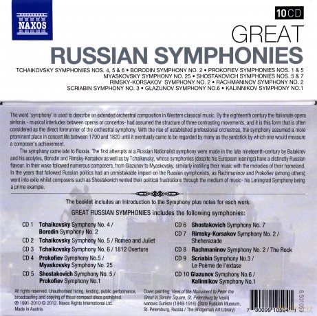 Great Russian Symphonies [CD]