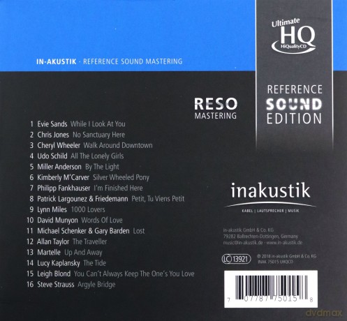 Reference Sound Edition: Great Voices (U-Hqcd) [CD]