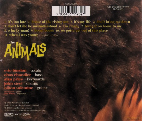 Animals: Greatest Hits Live [CD]