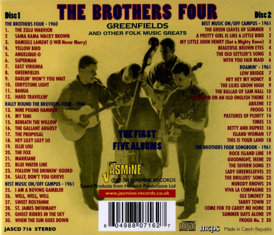 Brothers Four: Greenfields [2CD]