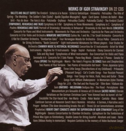 Igor Stravinsky: Works of Igor Stravinsky [22CD]