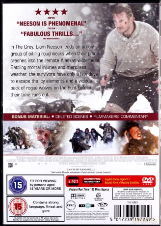 Grey (Przetrwanie) [DVD]
