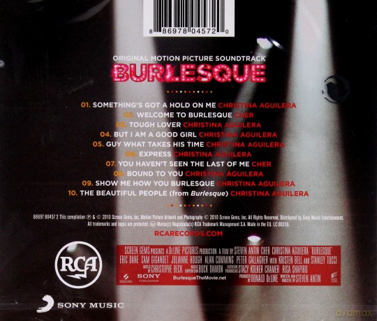 Burlesque soundtrack (Burleska) [CD]