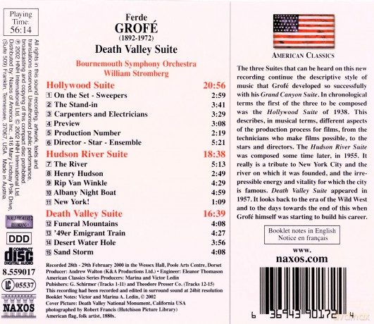 Bournemouth Sostromberg: Grofedeath Valley Suite [CD]