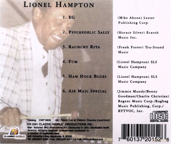 Lionel Hampton: Groovin Vibes [CD]