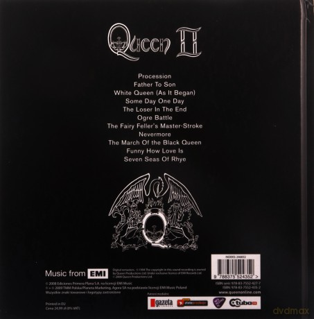 Queen Tom 08. Queen II [książka]+[CD]