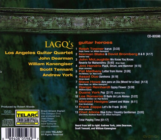 Los Angeles Guitar Quartet: Guitar Heroes [CD]