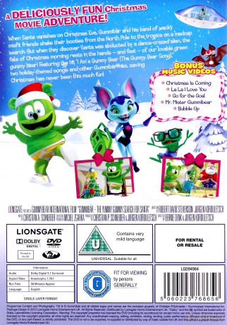Gummy Bear - The Yummy Gummy Search For Santa [DVD]