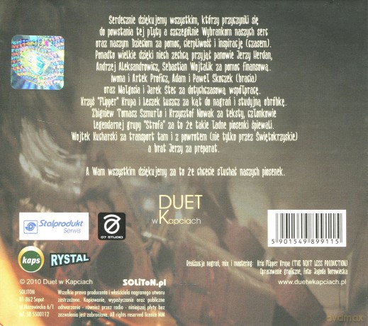 Duet W Kapciach: W Środku Nocy (digipack) [CD]