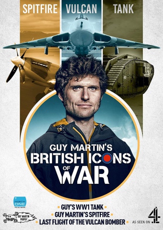 Guy Martins British Icons of War - Boxset (Vulcan/Spitfire/Tank) [3DVD]