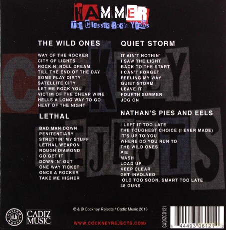 Cockney Rejects: Hammer - The Classic Rock Years [4CD]